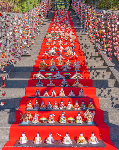 素戔嗚神社のひな飾り