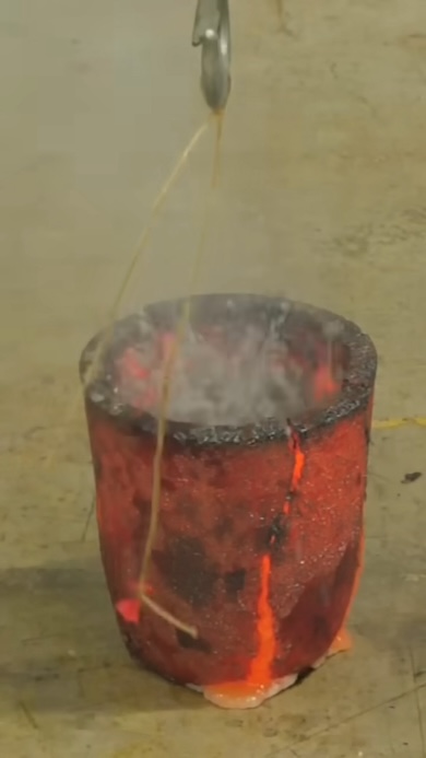 塩を1500度に熱する