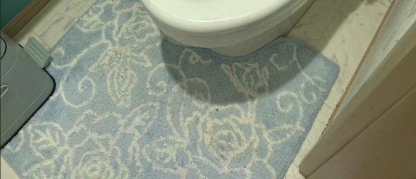 アンパンマンがトイレにシンデレラフィット