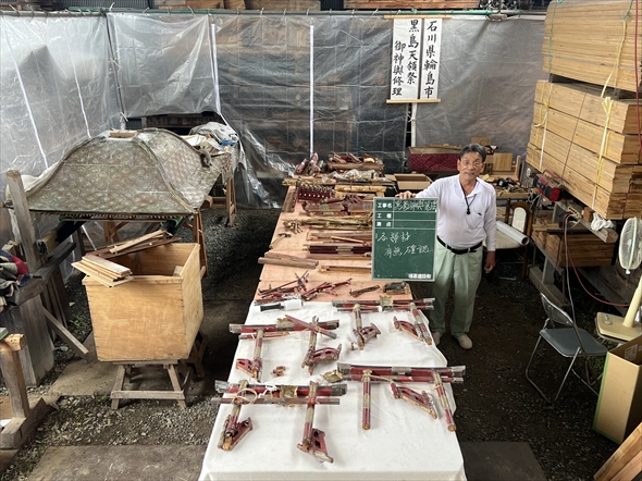 能登半島地震で大破したお神輿が職人技で復活