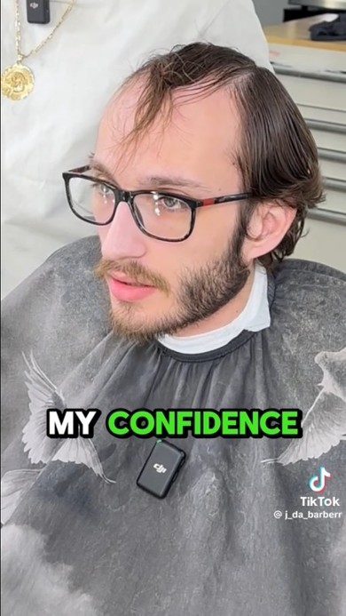 自信のない男性が大変身