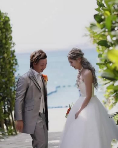 結婚式のカップル
