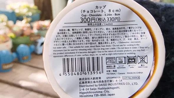 スリーピー コーン 陶器 穴あけ カップ チョコレート 多肉植物 寄せ植え