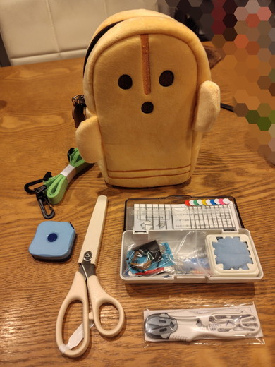 はにわデザインの裁縫セット