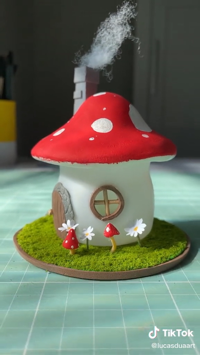 キノコの家が完成