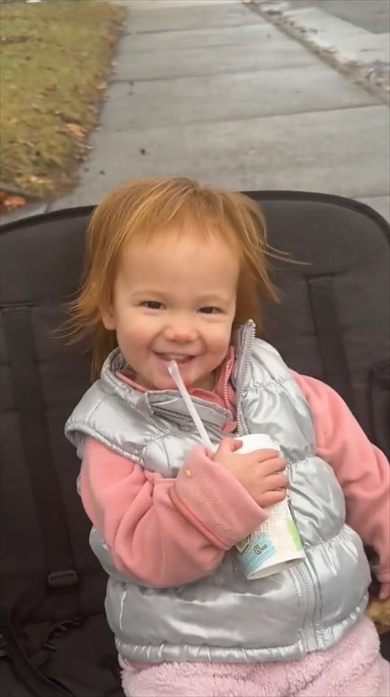 2人の子どもの髪色は？