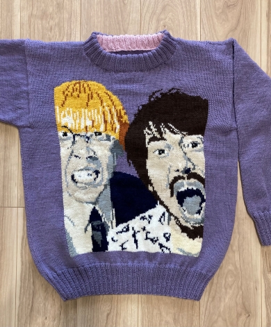 真空ジェシカの手編みセーター