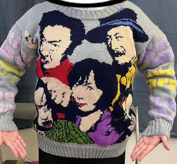真空ジェシカの手編みセーター