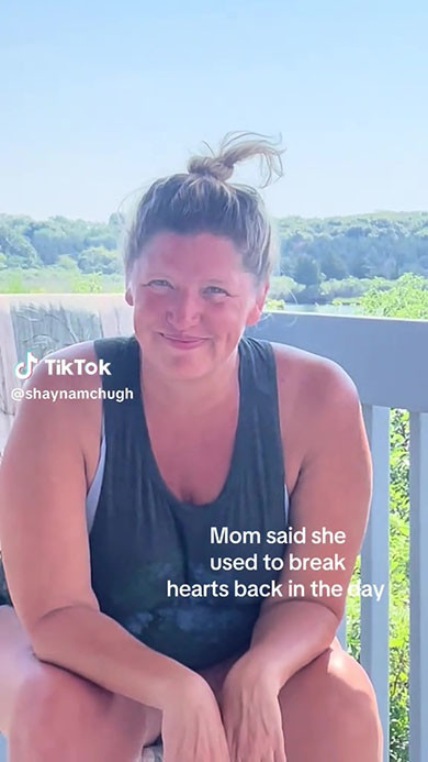 昔モテたらしい母