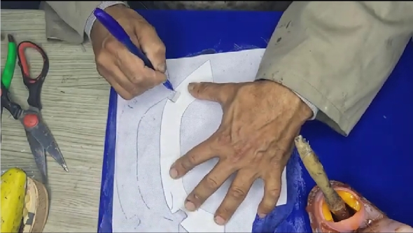 古い靴のリメイク