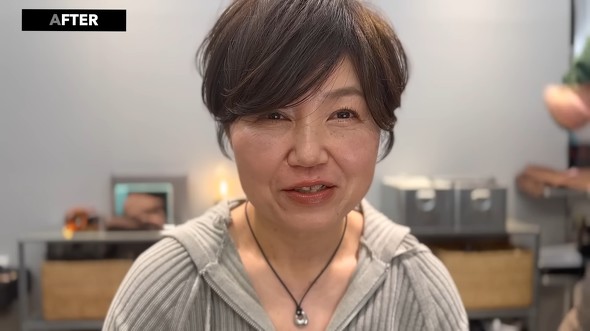 80キロ 50歳 女性 6カ月 努力 ダイエット ヘアメイク ビフォーアフター 変身
