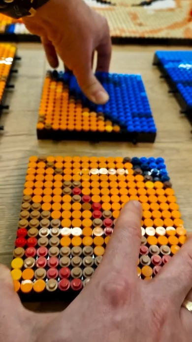 ドット絵をレゴで作っていく
