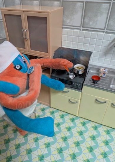 味噌汁を作るデオキシス