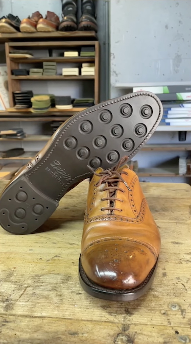 チャーチの靴を修理・終了