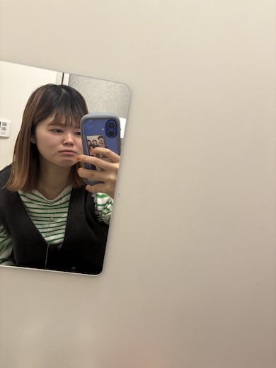 鏡に映るかほすけさん