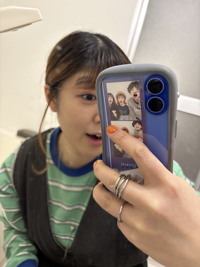 鏡に映るかほすけさん