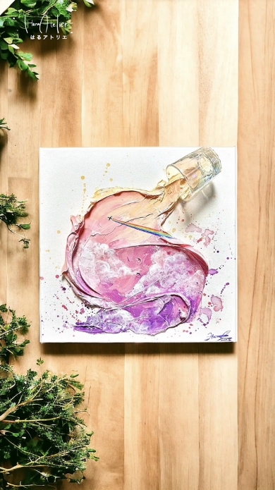 グラスから溢れた大空