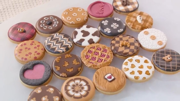 まるい クッキー かわいくする 20 アイデア デコレーション アイシング