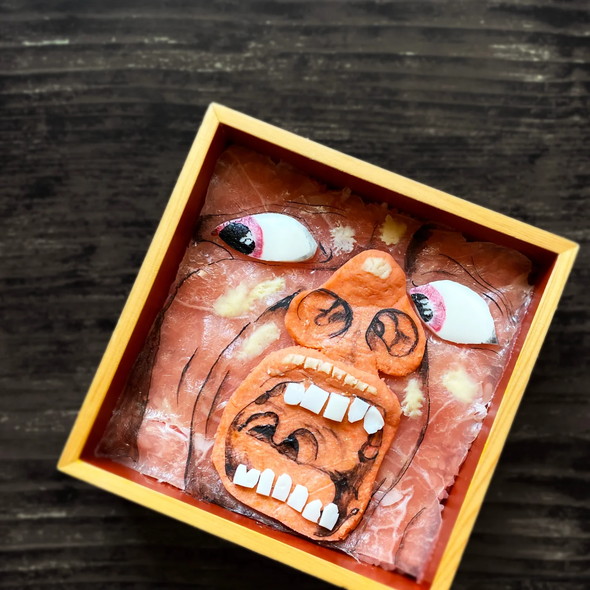キング・クリムゾンのジャケットモチーフ弁当