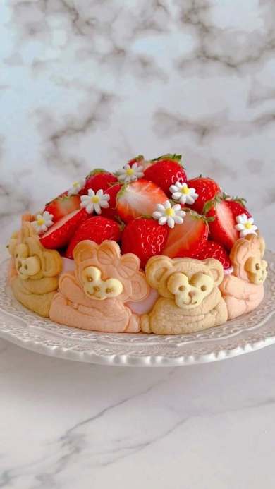 かわいすぎるダッフィー＆フレンズのタルト