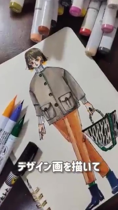 デザインを描く画像