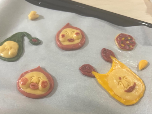 焼く前のクッキーの様子