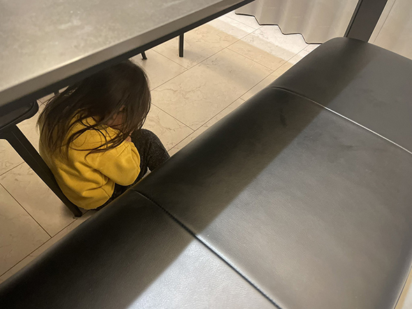 3歳児とのかくれんぼ