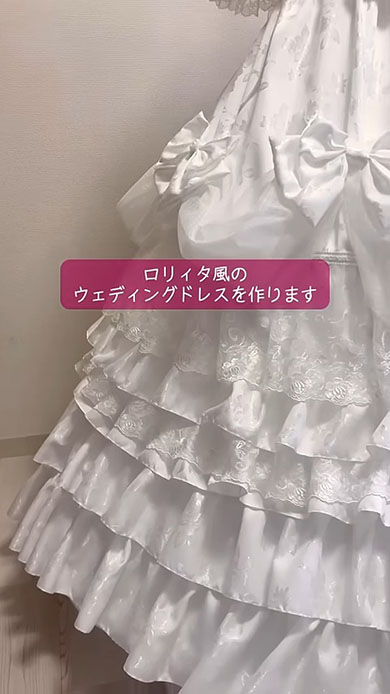 ロリータ風ドレス・動画冒頭