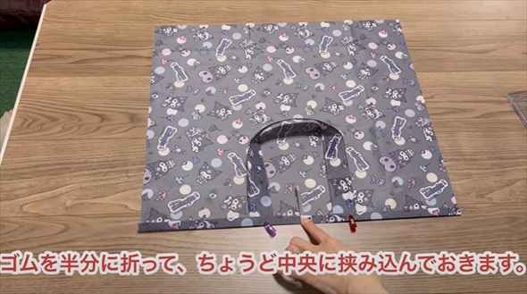 ダイソーのハギレを使って完成