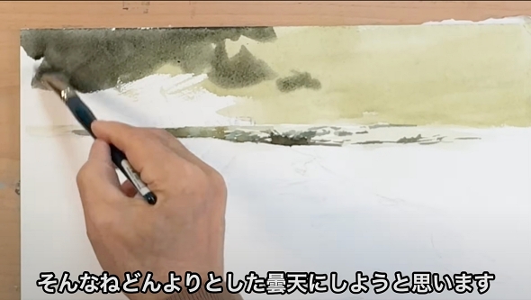 柴崎先生の雪景色