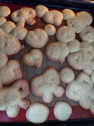 焼成後のクッキー