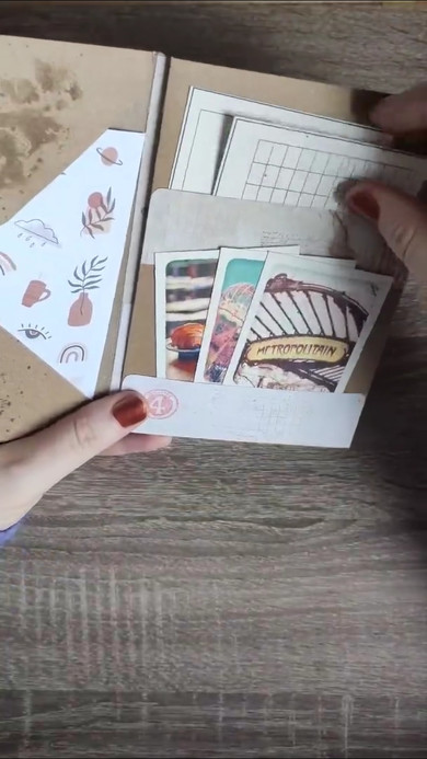 封筒で作るカードホルダー