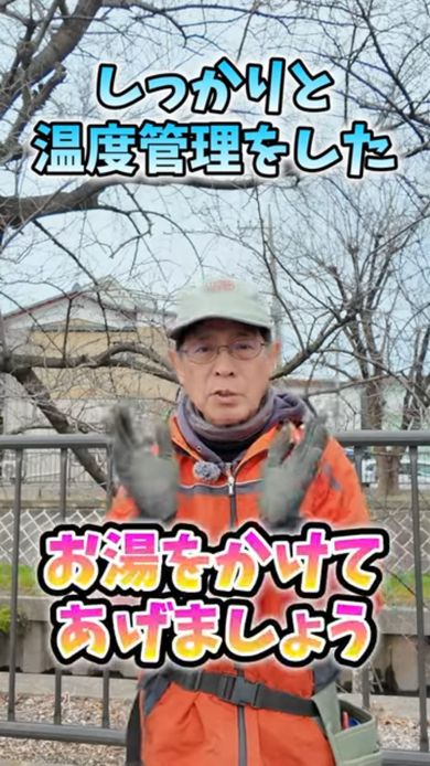 お湯の温度管理に注意