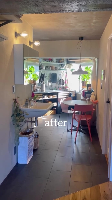 リノベーション後のキッチン