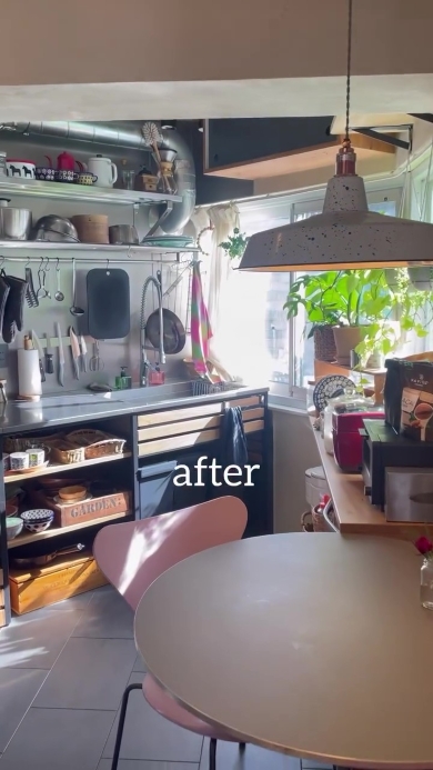 リノベーション後のキッチン