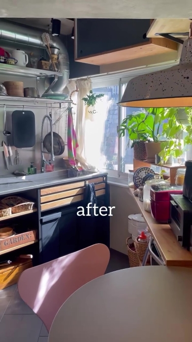 リノベーション後のキッチン