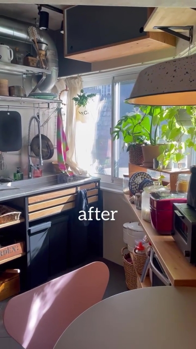 リノベーション後のキッチン