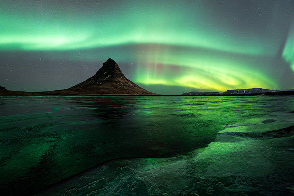 アイスランド オーロラ 写真 絶景