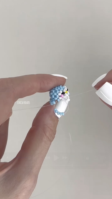 ビーズでペンギンを作る