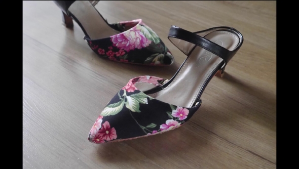 古い靴のリメイク