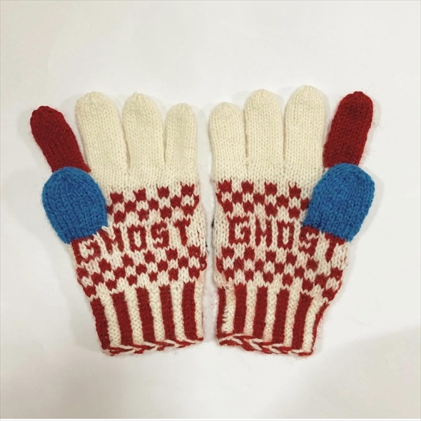息子リクエストで編んだゴーストバスターズの手袋がすごい