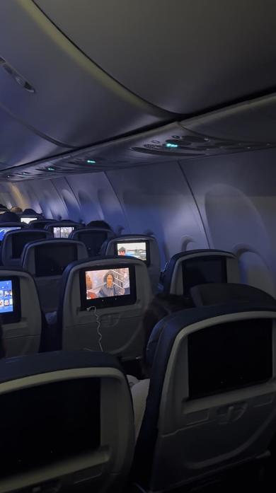 飛行機内で自身の出演作を見ている乗客を発見した米俳優