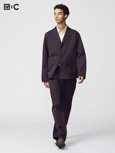 ユニクロ「イージーワークパンツ」着用画像