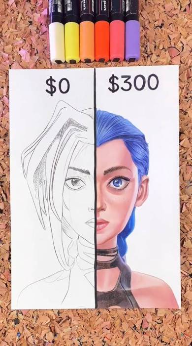 アーケインのジンクスの色塗り