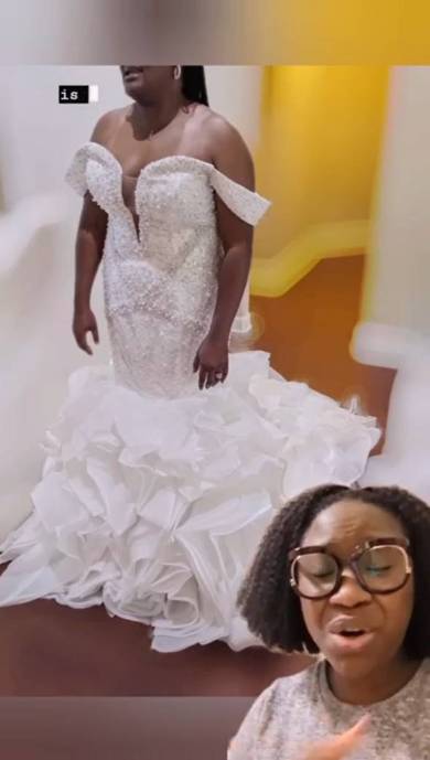 結婚式2週間前にウエディングドレスをお直し