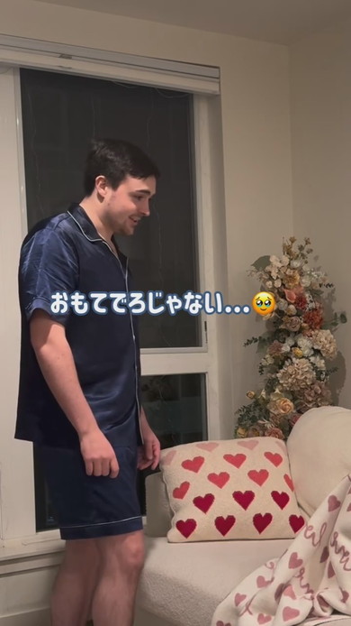 ドッキリを仕掛けるアメリカ人夫