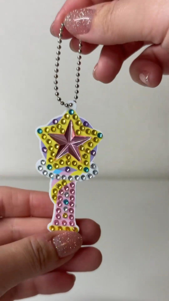 キーホルダーの完成