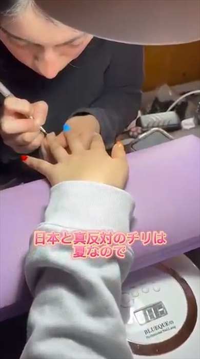 チリのネイルサロンに行ってきた！　デザイン差に驚き