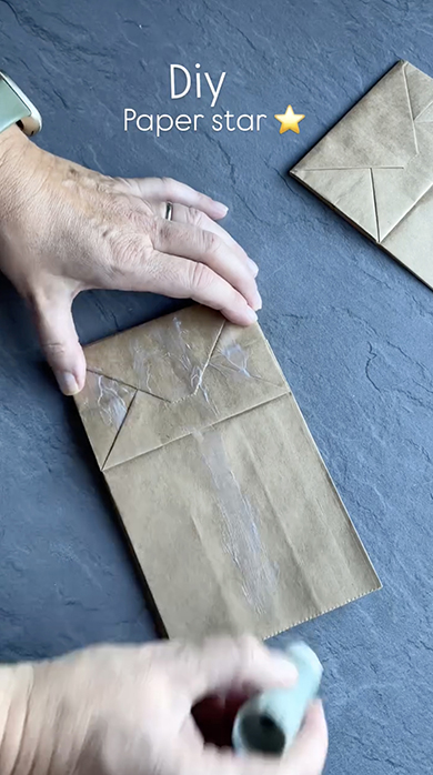 クラフトぺーパーバッグで作る簡単オーナメント