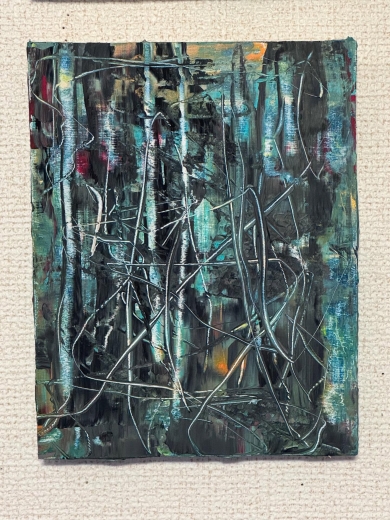 1歳11カ月の息子が描いた抽象画